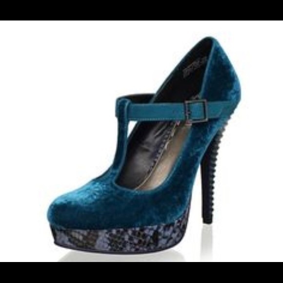 Rachel Roy blue heels - Picture 4 of 4